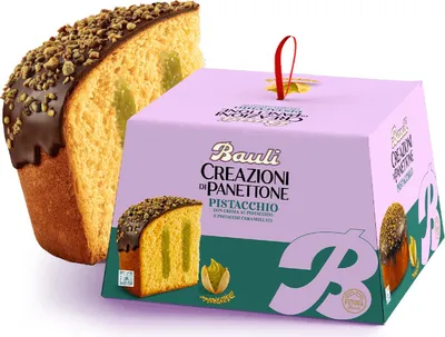 Produktbild von Bauli Creazioni di Panettone mit Pistaziencreme 750g – Exklusiver Festtagskuchen