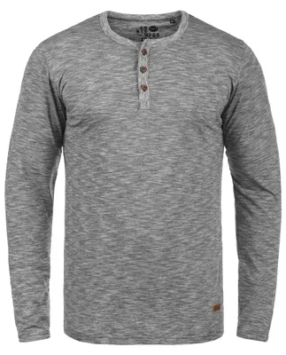 Produktbild von SOLID SDMigos Herren Longsleeve Langarmshirt Shirt mit Grandad-Ausschnitt 100% Baumwolle
