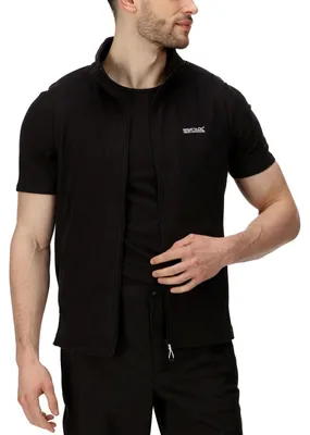 Produktbild von Regatta Tobias Fleeceweste, Schwarz 5XL