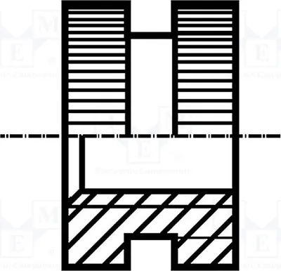 Immagine prodotto di 10 inserti filettati M2,5 in ottone, senza rivestimento: 1036 1385496