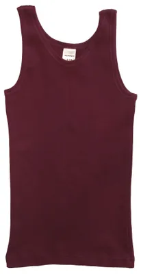 Produktbild von HERMKO 2000 Mädchen Unterhemd aus 100% Baumwolle, Farbe:bordeaux, Größe:116