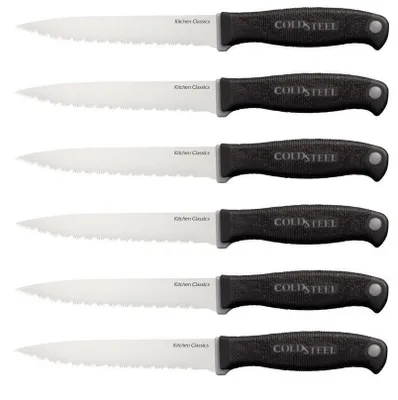 Zdjęcie produktu dla Cold Steel Zestaw 6 noży do steków (Kitchen Classics)