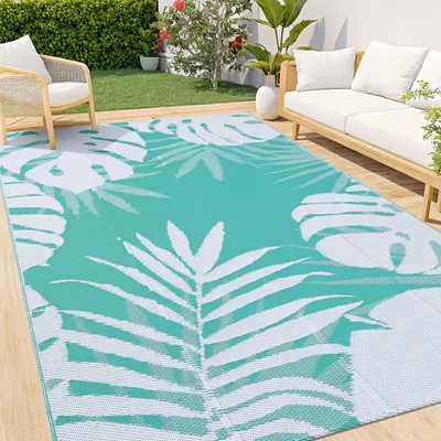 Obrázek produktu pro Omgoods – Voděodolná podložka do zahrady, protiskluzová a oboustranná, 180 x 270 cm