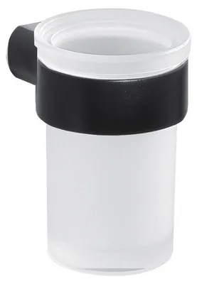 Produktbild von Gedy PIRENEI Glas, Milchglas, Schwarz matt