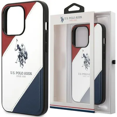 Produktbild von Us Polo Ushcp14Xpso3 Iphone 14 Pro Max 6,7"" Biały/Weiss Tricolor Gepraegt