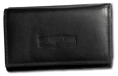 Produktbild von Money Maker Damen Kellnerbörse schwarz Leder 13.5x4x10cm D2OPJ702S