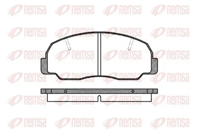 Produktbild von REMSA Bremsbeläge Satz Vorne Bremsklötze für DAIHATSU Feroza (F300) 0178.10