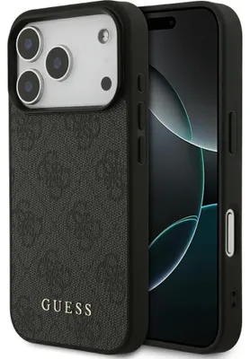 Produktbild von Guess 4G Classic Hülle für iPhone 17 Pro - Schwarz