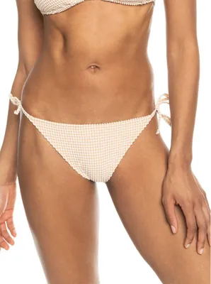 Produktbild von Roxy Erjx404830 Gingham Bikini-höschen Beige S Frau Beige S