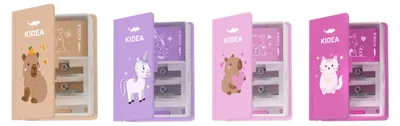 Produktbild von Doppel-Spitzer mit Radiergummi „Cute Kidea“