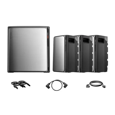 Produktbild von Powerness Balkonkraftwerk Speicher 9,6kWh EcoFlow STREAM Ultra X mit 3x Stream AC Pro & Parallel Kabel für Balkonkraftw, 4 MPPT Solareingang (0% MwSt)