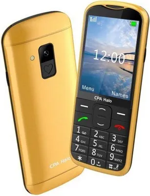 Productafbeelding van Telefon CPA Halo 28 Senior, goud, met oplader