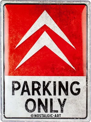 Produktbild von Nostalgic-Art - Blechschild 30 x 40 cm - Citroen - Citroen Parking Only