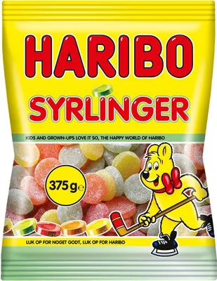 Produktbild von Haribo Syrlinger 375g