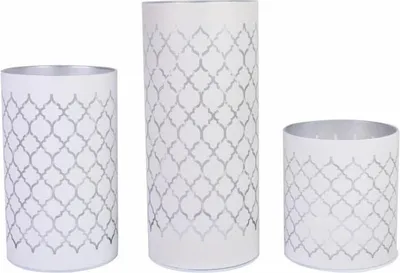Obrázok produktu pre Sada dekoratívnych svietidiel, biele sklo micro LED
