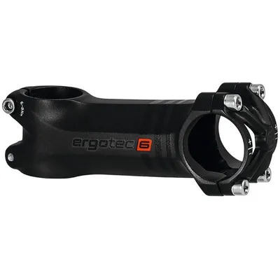 Image de ergotec 1-1/8 A-Head Potence Piranha 2, longueur : 80 mm / 6°, guidon : 31,8 mm, alu, noir