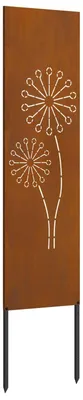 Obrázek produktu pro Soukromí na zahradě Rezavá 32 x 140 cm Povětrnostně odolná ocel