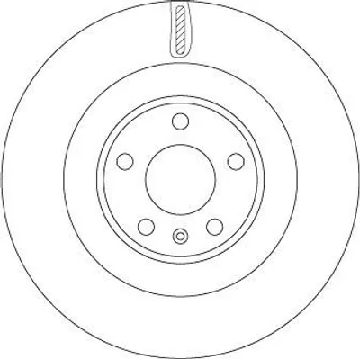 Produktbild von 2x TRW Bremsscheibe DF6750S für VW Touareg (CR7) für AUDI Q7 (4MB) Q8 (4MN)