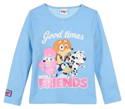 Produktbild von Langarmshirt Bluey & Friends Blau 98