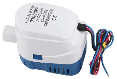 Productafbeelding van Automatische Lenspomp 1100GPH, 12V Maritieme Waterpomp met Vlotterschakelaar