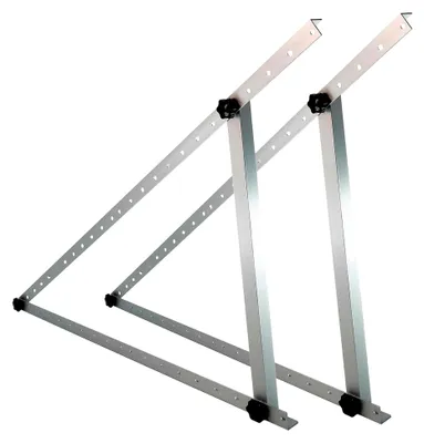 Produktbild von Balkonkraftwerk Solarmodul Halterung 1140mm, Aluminium Dachhalterung für Solarpanels, 0-90 Grad verstellbar, Universelle Befestigung für PV-Module, 1 Paar 45 Zoll
