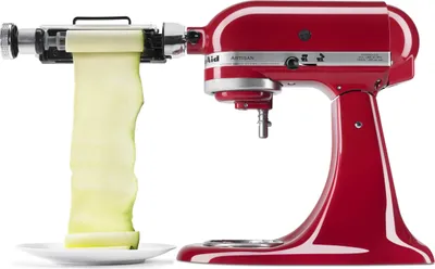 Obrázok produktu pre KitchenAid KSMSCA, Nadstavec na rezanie zeleniny, Strieborná, Kov, K45SS, K4SS, K5,KM25G0X|NSF,KP26, KP26, KSM150, KSM152, KSM155, KSM450, KSM5, KSM7990, KSM90,..., 274,3 mm, 200,7 mm