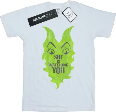 Produktbild von Disney - "The Descendants She Is Watching" T-Shirt für Damen BI20051 (M) (Weiß)