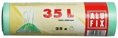 Produktbild von Alufix Müllsäcke 35L mit Band, 25 Säcke; MSZH35UNI