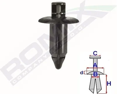 Produktbild von 10x ROMIX C70472 Clip