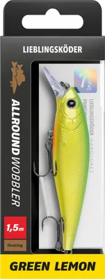 Produktbild von Lieblingsköder Allroundwobbler 7,5cm Green Lemon
