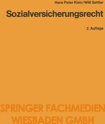 Produktbild von Sozialversicherungsrecht