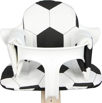 Produktbild von Sitzkissen wendbar für Nomi by Evomove 4tlg Fussball für Treppenhochstuhl