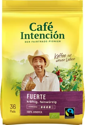 Zdjęcie produktu dla Cafe Intencion Fuerte mocna kawa w kapsułkach o delikatnym smaku