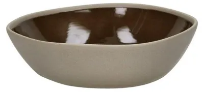 Produktbild von Pomax Primeval Suppenschale aus Porzellan, Olivgrün, L 18,5 x B 18 x H 4,8 cm