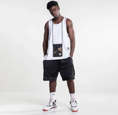 Produktbild von K1X Basketball Double X 1993 Shorts mit Taschen, Farbe:Schwarz, Kleidergröße:S