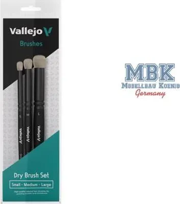 Productafbeelding van Vallejo B07990, Set penselen, Droogpensel, Synthetisch