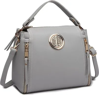 Produktbild von Leder Handtasche Damen Schultertasche Henkeltasche Elegant Umhängetasche