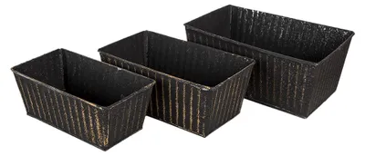 Productafbeelding van Clayre & Eef plantenhouder, zwart, zink
