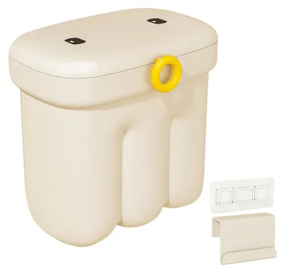 Image de Poubelle murale pour cuisine et salle de bain