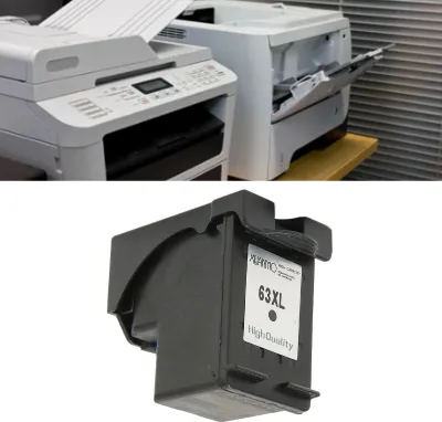 Produktbild von Druckpatrone für HP 4520 4512 4516 für Officejet 4650 3830 5255 3831 für Deskjet 3634 3639 Tintenpatrone Ersatz H 63XLBK Schwarz