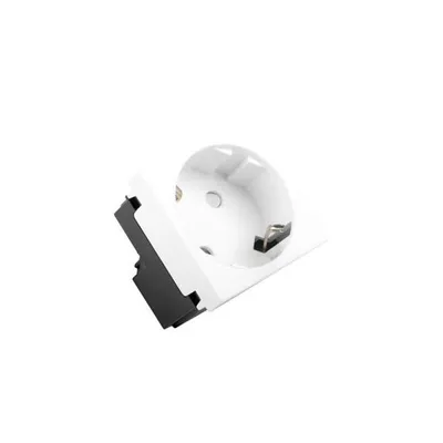 Obrázek produktu pro Lanberg AC-4545SW-F-W, Typ F, Bílá, Polykarbonát (PC), 250 V, 16 A, 50 Hz