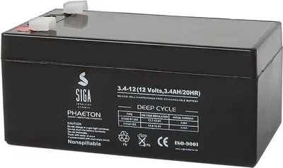 Produktbild von SIGA Phaeton AGM Akku 3,4Ah 12V