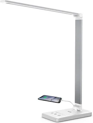 Productafbeelding van Famanu bureaulamp - LED, inklapbaar, met USB-aansluiting