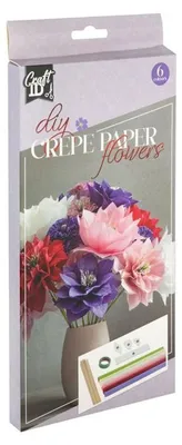 Zdjęcie produktu dla Zestaw kwiatów z papieru krepowego