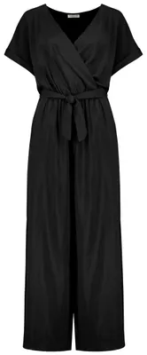 Produktbild von Sublevel Damen Overall Jumpsuit lange Hose Binde Gürtel Einteiler Sommer  Schöner Overall mit lange Hose