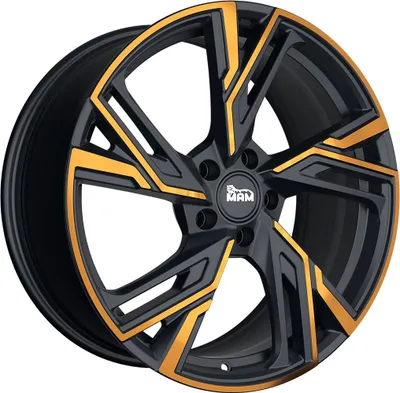 Produktbild von 19 Zoll Alufelge MAM WHEELS RS5 19"x8.50" 5x114.3 PCD ET40 72.6mm Felge Schwarz Matt