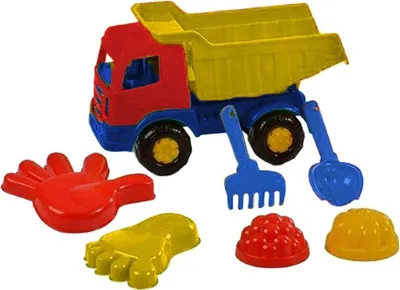 Produktbild von Cavallino Klassischer Kippwagen mit Strand-Set, 6-teilig