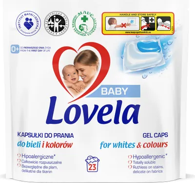 Produktbild von LOVELA Baby-Gelkapseln zum Waschen 23 Stück