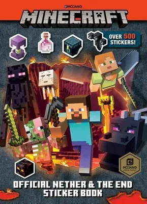 Immagine prodotto di Minecraft Official the Nether and the End Sticker Book (Minecraft)