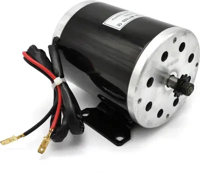 Produktbild von Elektromotor - 800 W Bürsten-DC - Mit Controller & Fußpedal - Für Go-Kart, E-Bike & E-Scooter - Kompakt und leistungsstark - Schwarz
